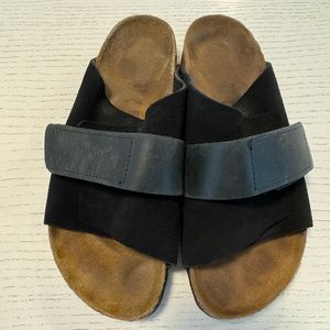 Birkenstock Kyoto Nubuck/Suede Leather Black size 37/6.5